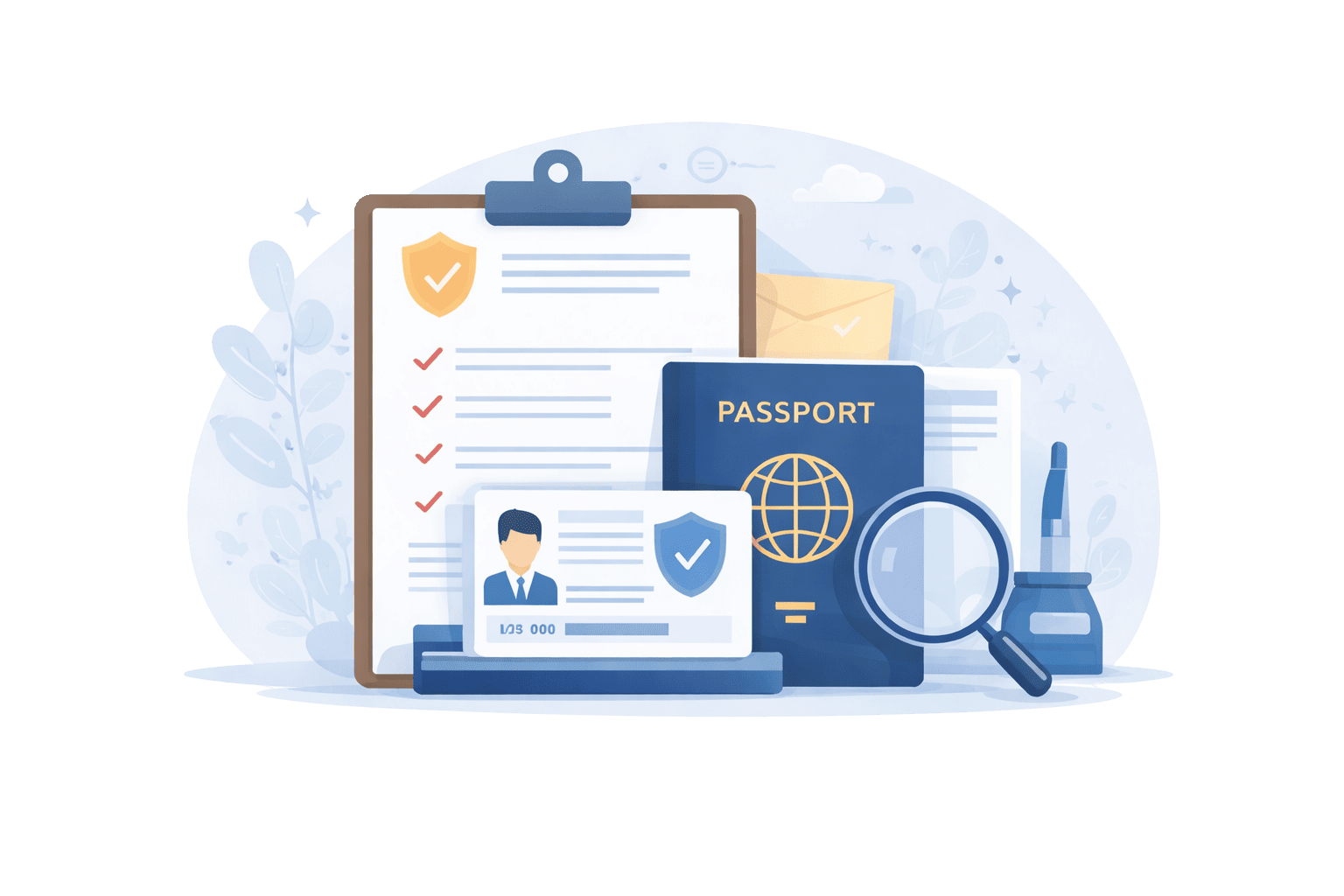 Document verification checklist and requirements